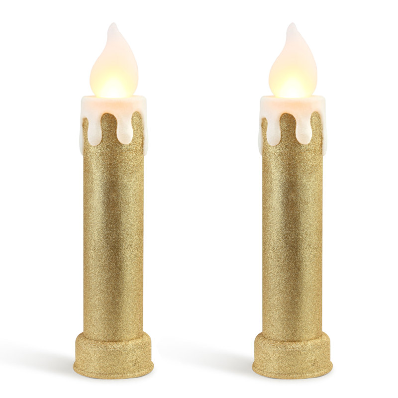 Bougies d'extérieur 24 po, Doré