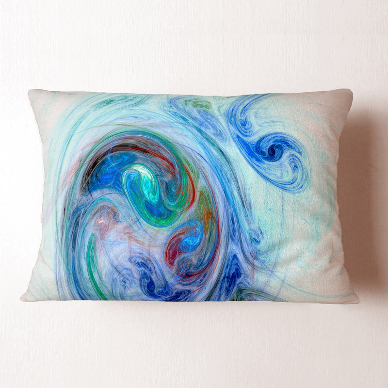 Coussin lombaire abstrait Abstract Light Fractal Illustration