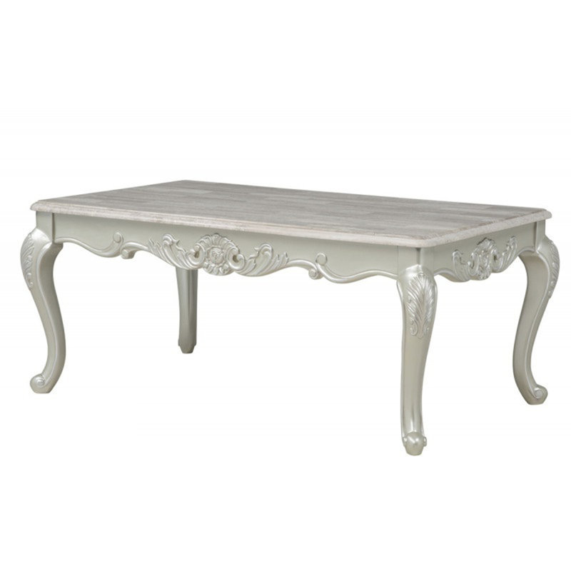 Table basse Traditional, Blanc antique
