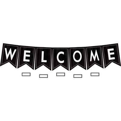 Ensemble de tableau d'affichage Pennants Welcome