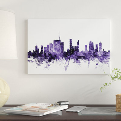 «Milan, Italy Skyline» par Michael Tompsett, impression sur toile