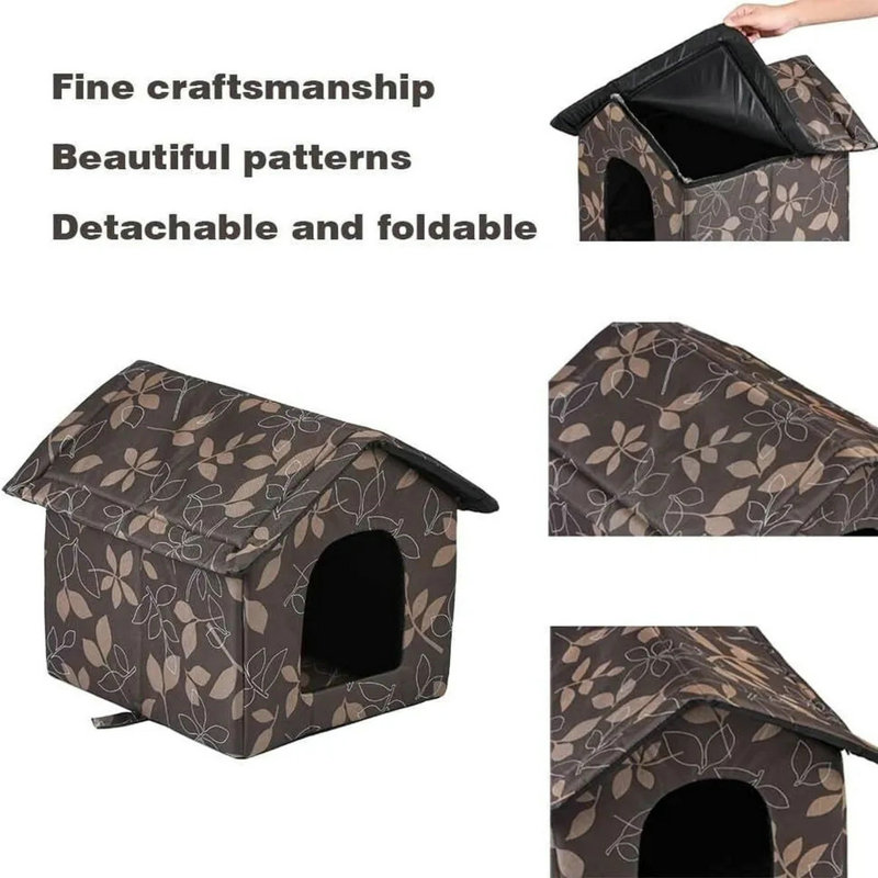 Niche pour chat Desdamona, H 17 po x l 15 po x P 15 po