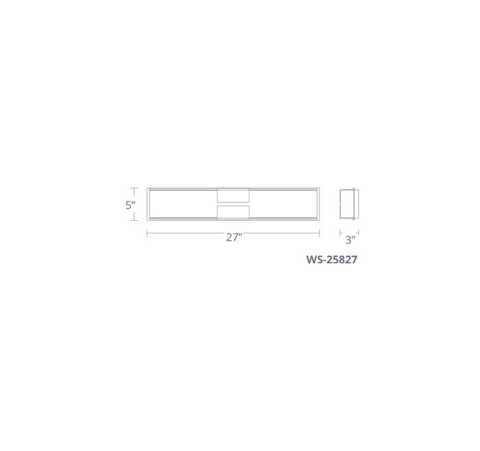 Vodka 1 - Light LED Bath Bar