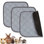 Paquet de 3 tapis de cages de cochon d'Inde lavables pour petits animaux