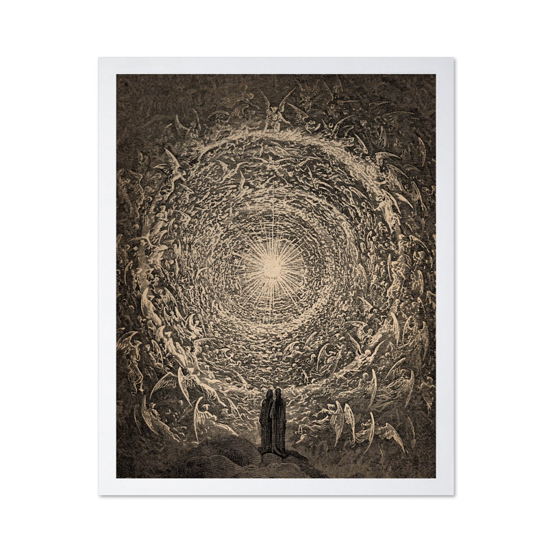 Paradiso Canto 31, Affiche, 24"H x 32"W, Encadrement blanc