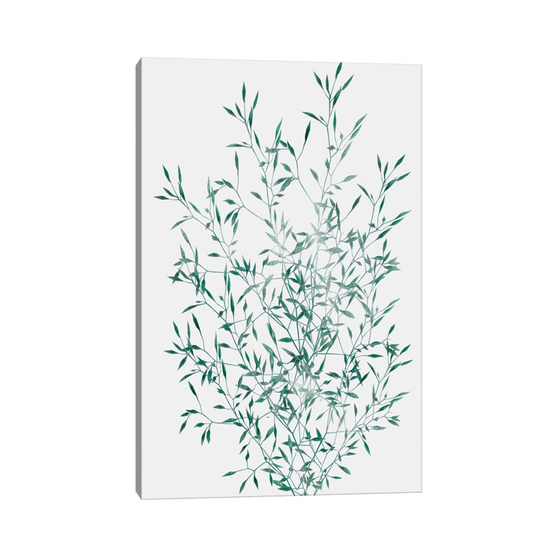 Misty Grass 1 Piece Wall Art on Canvas, 20.32 cm H x 30.48 cm W, No Frame