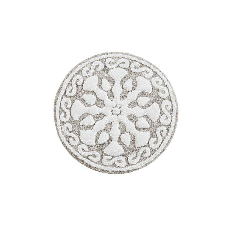 Tapis de bain en coton touffeté