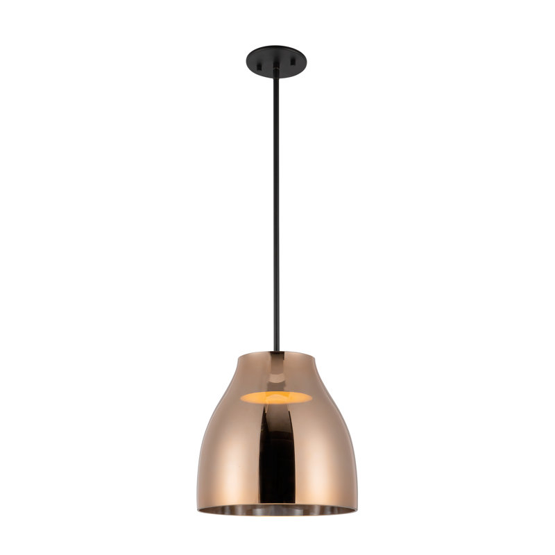 1 - Light LED Pendant, Copper