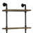 Vespucci Rustic Oak/Black Extra Shelving