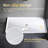 Elegant 60" W x 36" D x 4" H Shower Base with Single Threshold Anti-Slip Acrylic Shower Pan White
