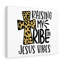Raising My Tribe On Jesus - Wrapped Canvas Print-30256920