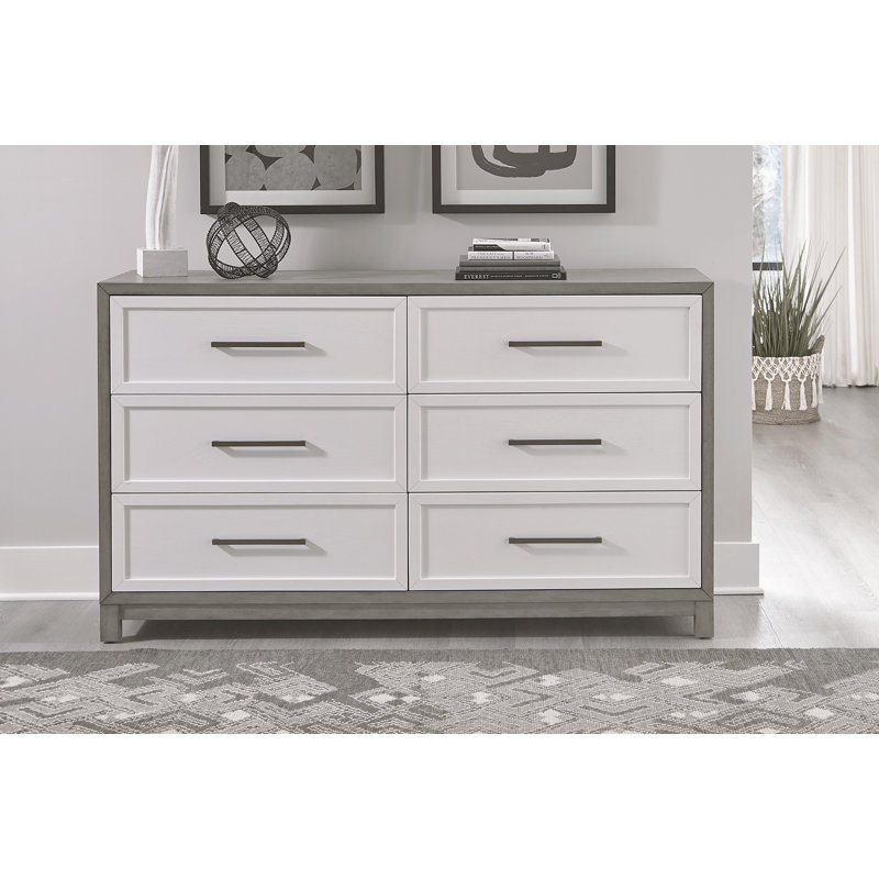 Commode 6 tiroirs Maddison