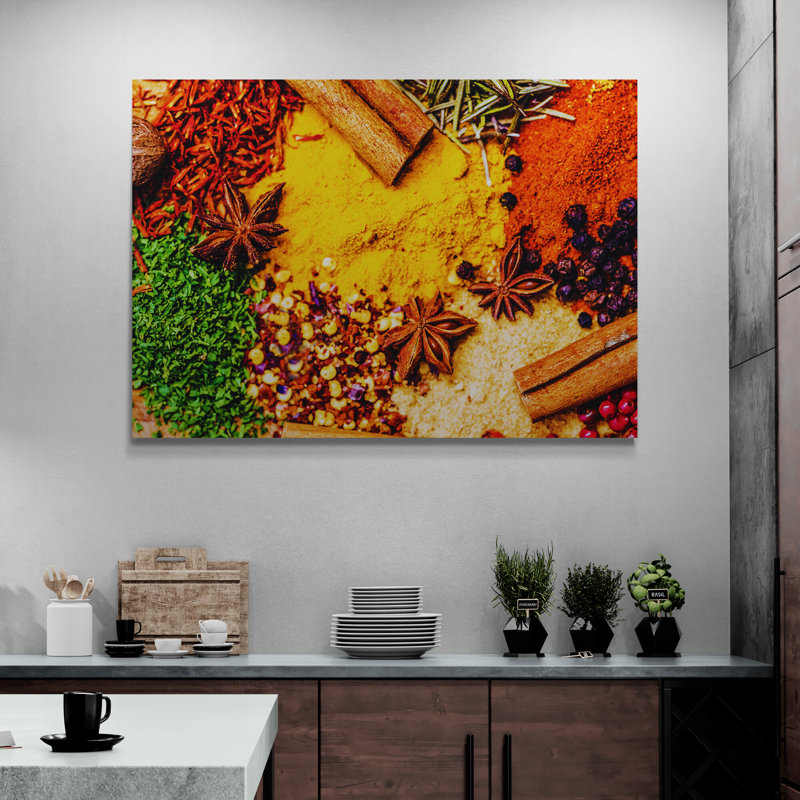 Spices - Wrapped Canvas Art Prints, 21cm H x 31cm W