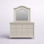 Commode double 6 tiroirs avec miroir Sienna-979205574