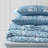 Martha Stewart Sophia Stripe Cotton Blue Comforter Set-119136835-119136832