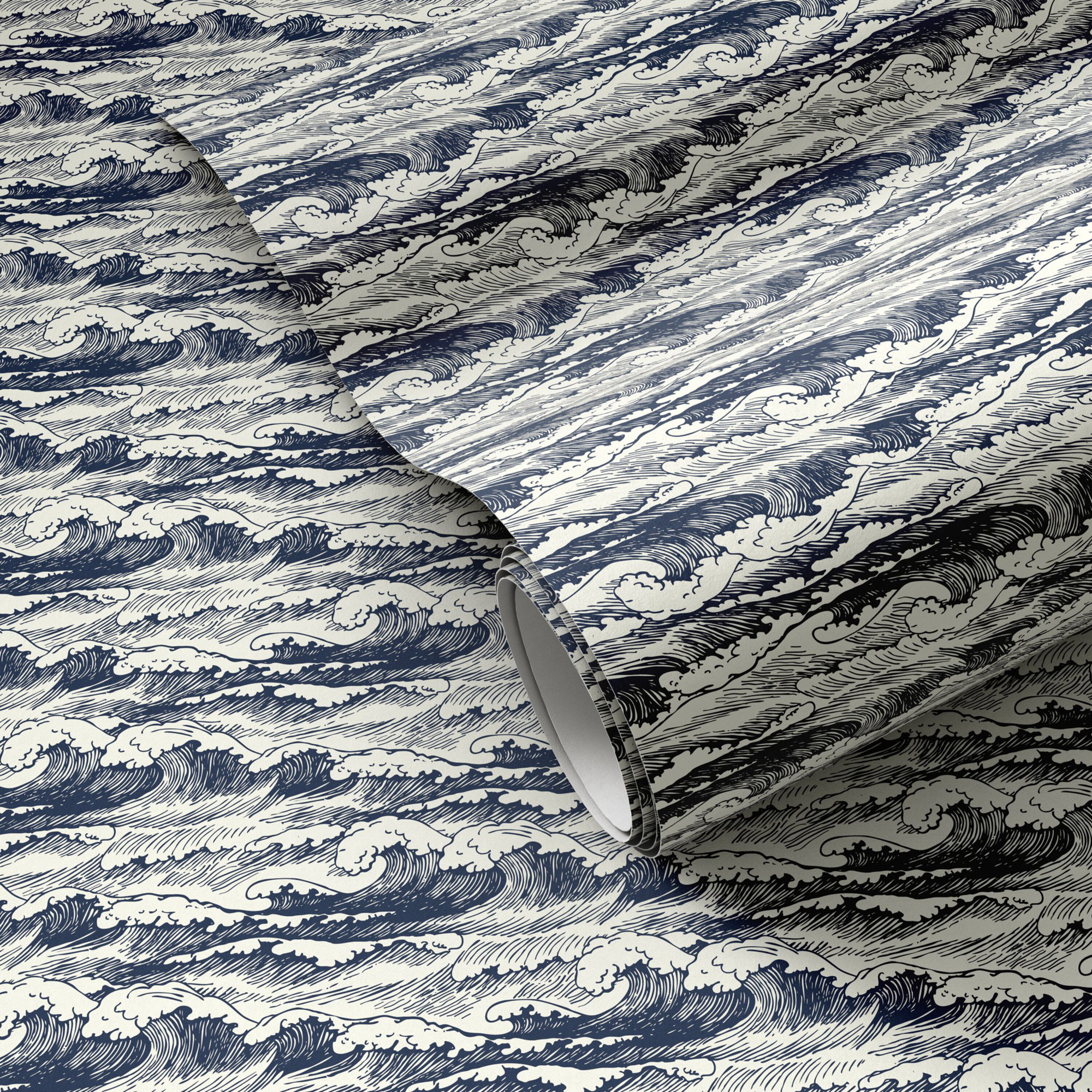 Fielder Wavebreak Wallpaper by Getty Images, Navy II