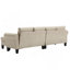 Canapé modulaire convertible avec rangement