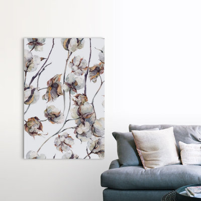 Reproduction d’art sur toile, "Cotton I" par INCADE