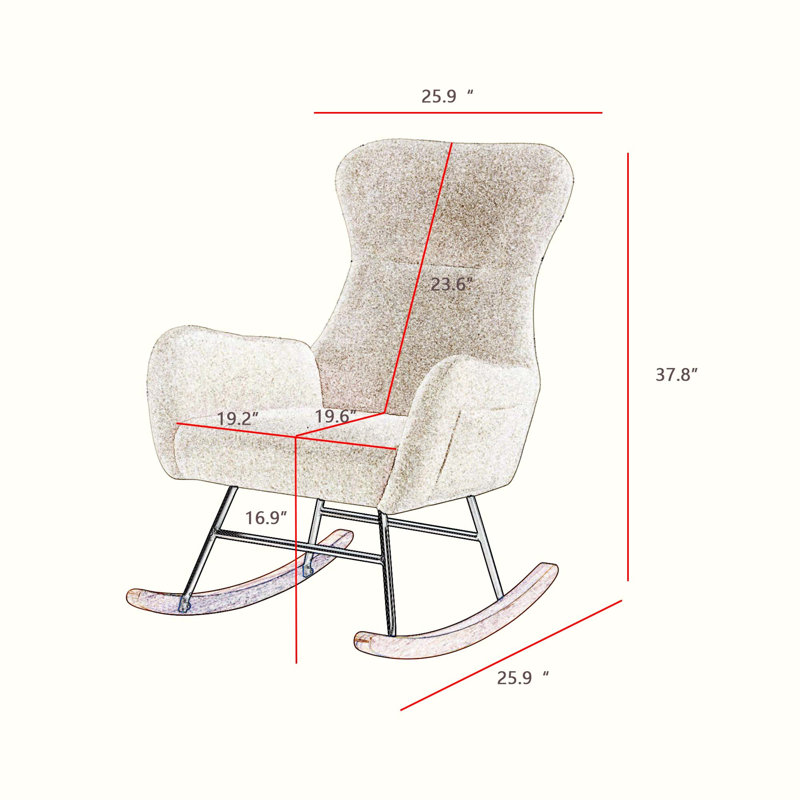 Chaise berçante Gradys