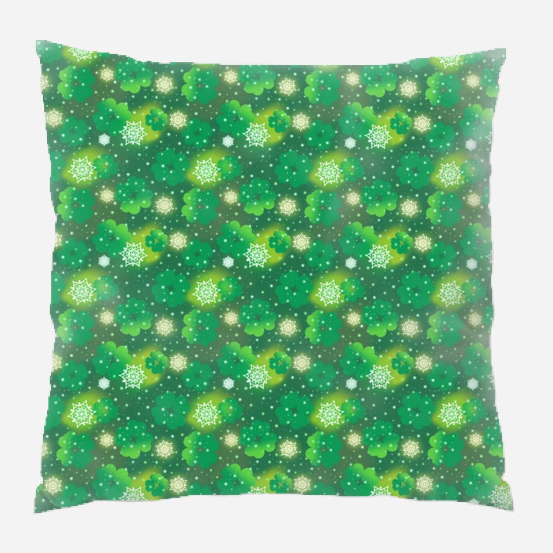 Coussin 4 feuilles de trèfle, Intérieur