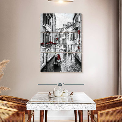 «Venice Grand Canal Scene Pop», reproduction d'art sur toile