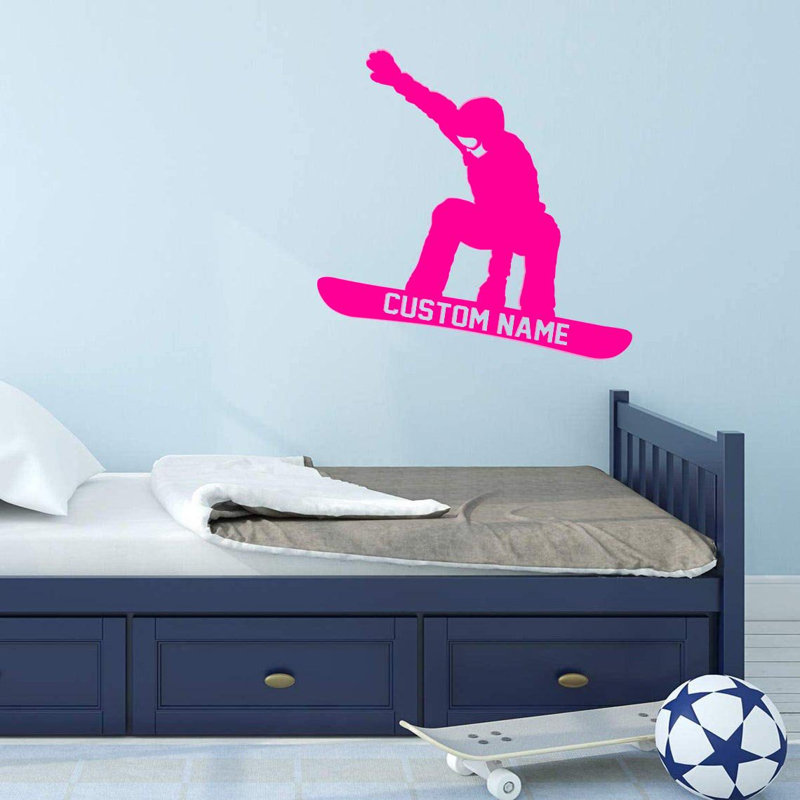 Wall Decal, Hot Pink, 23" H x 23" W, Yes