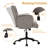 Prezioso Upholstered Leather Ergonomic Swivel Height Adjustable Task Chair-614322554