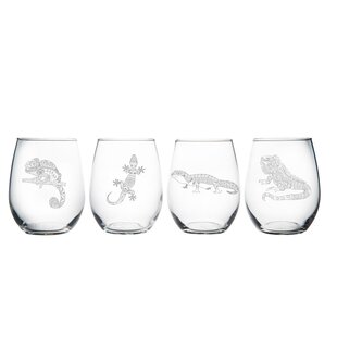 Bloomsbury Market Ballico 6 - Piece 16oz. Glass Drinking Glass Glassware Set