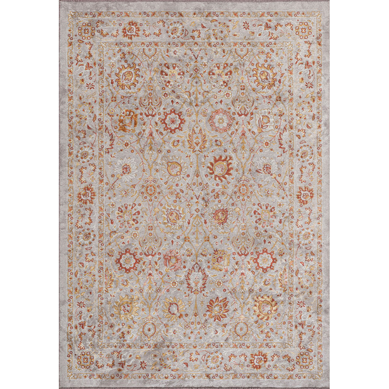 Sheelah Oriental Hand Loom Indoor / Outdoor Area Rug, Rectangle 5'3" x 7'6"