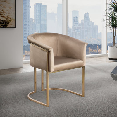 Izakeel 19'' H Velvet Upholstered Armchair