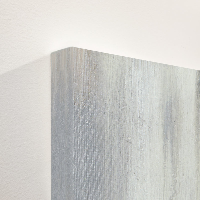 Aube subtile - peinture sur toile tendue, Impression sans cadre - Couteau gel, H 24 po x l 16 po