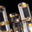 Lustre rond classique en cristal 24 po