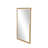 Metal Wall Mirror with Beaded Detailing-72058575