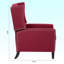 Fauteuil à oreilles inclinable manuel, fauteuil à oreilles larges Margheoala-779473767
