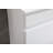 17.3" White Floating Bathroom Vanity with Soft-Close Door