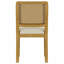 Deux chaises pour l'intérieur, ensemble de 2 chaises d'appoint