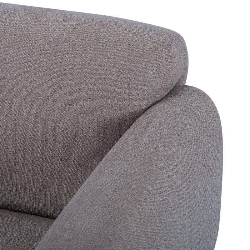 Tulum Sofa, 87" W, Metro Gray Linen Blend