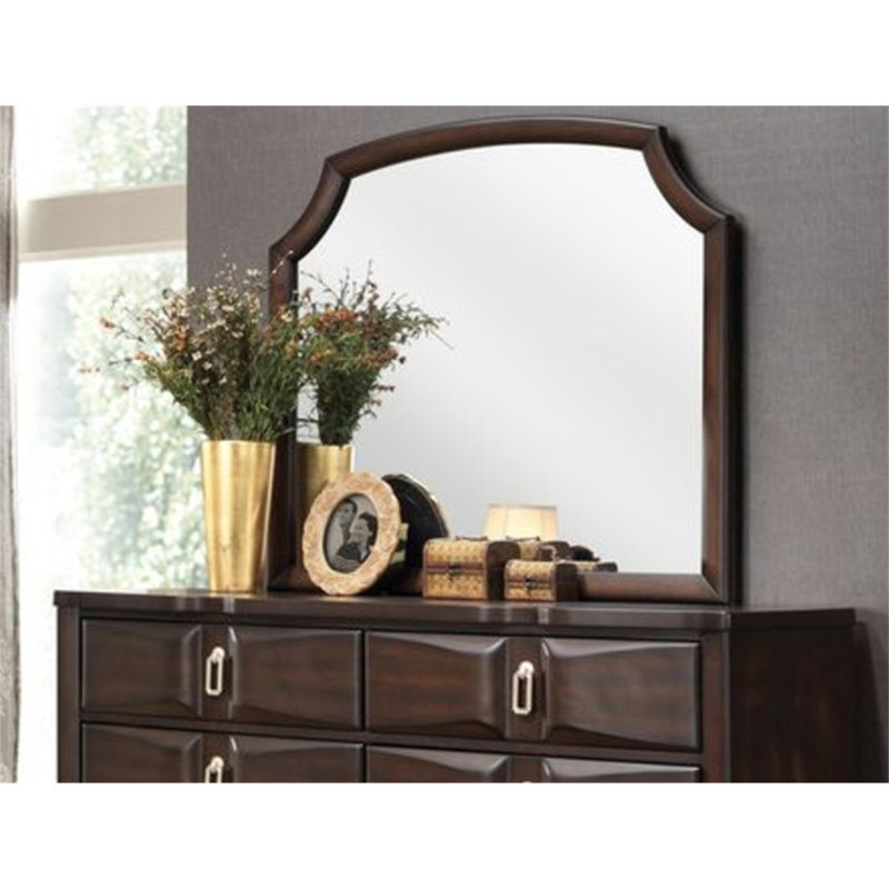 Lancaster Espresso Finish Mirror