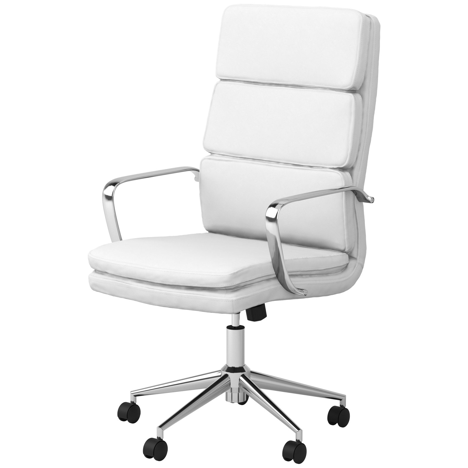 Rusanka Adjustable Office Chair, 26", White