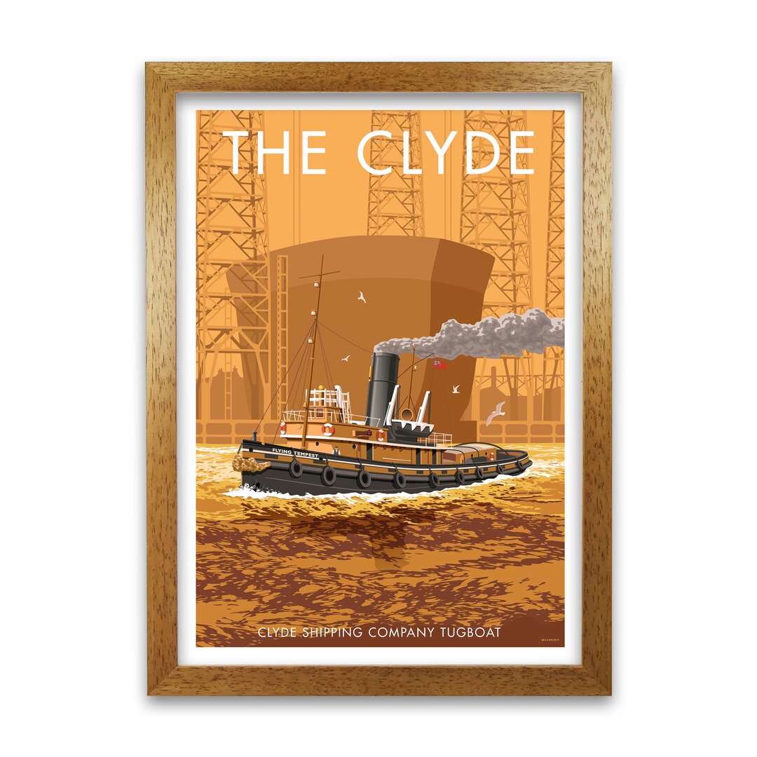 Poster Scotland River Clyde von Stephen Millership