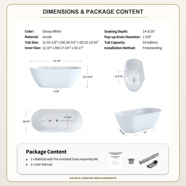Dimensions du produit