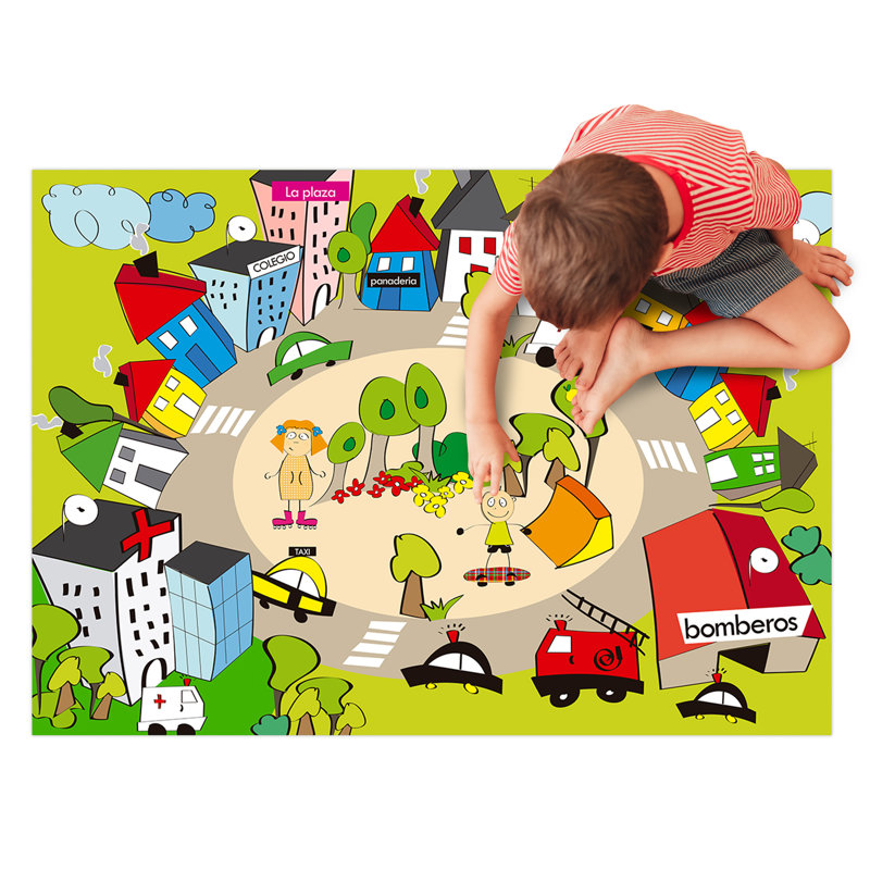 Caislin Vinyl Machine Printed 120cm X 170cm Area Rug