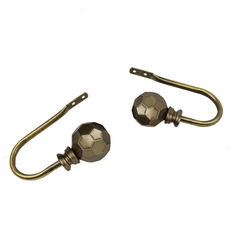 Accessoire de quincaillerie de rideau Campanella, Laiton antique