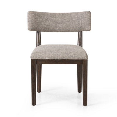 Cardell Fabric Side Chair in Alcala Nickel