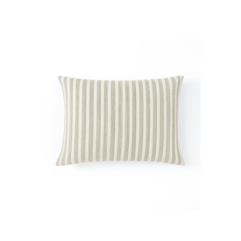 Outdoor Living Throw Pillow, Beige, Rectangular 14" H x 20" W