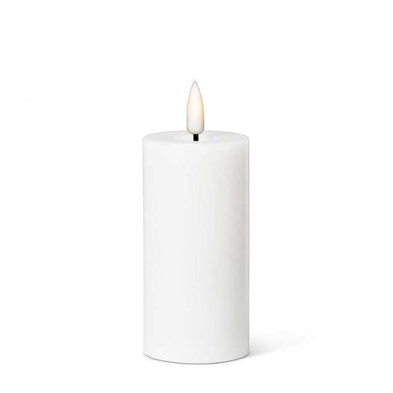 Bougie à DEL sans flamme, Blanc, 4 po x 2 po sans flamme