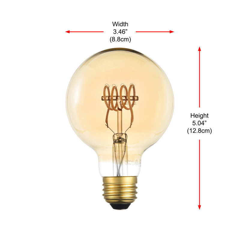 6 W G25 E26/Medium (Standard) Dimmable 2000 K LED Bulb