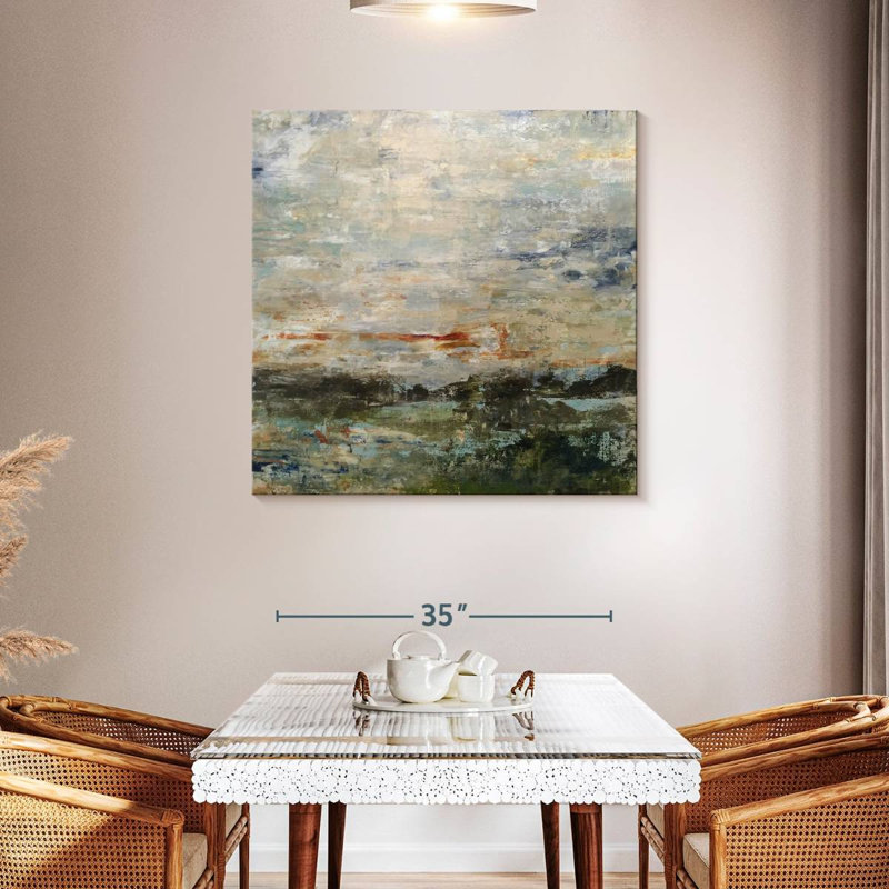 Hillside View, 39" H x 39" W