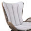Fauteuil de patio haut à oreilles avec coussins Adagio-1632951001