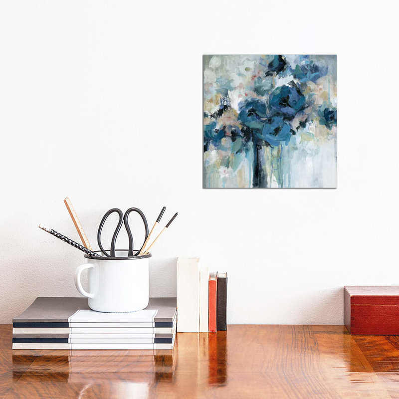 «Midnight Splash» par Carol Robinson, reproduction d'art sur toile tendue, H 12 po x l 12 po x P 0,75 po, Toile tendue